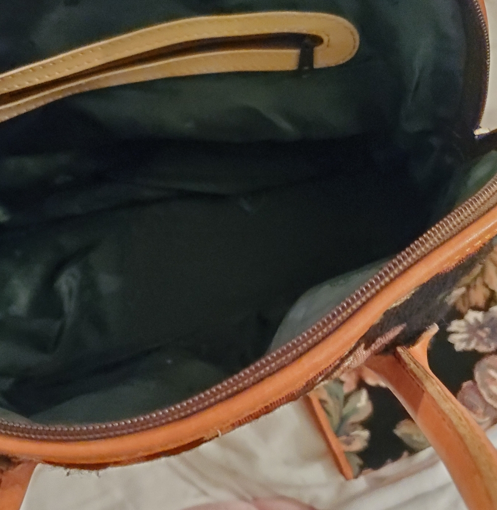 Vachetta Real Leather-Trimmed Tapestry Women's Bag Set - Picture 5 of 7